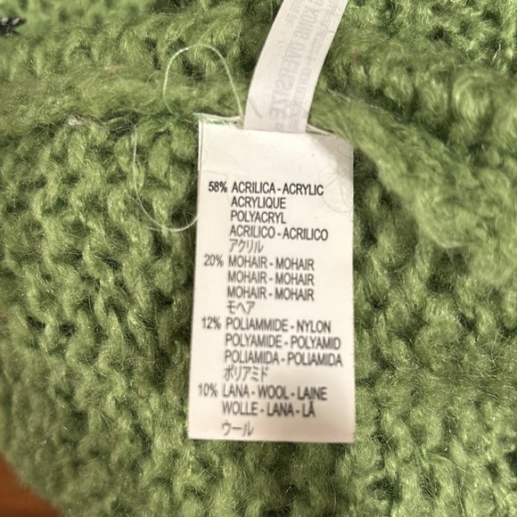 Green Oversized Sweater - Picture 4 of 7